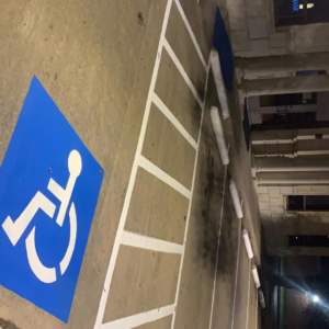 ADA-compliant handicap parking spaces in Biloxi, MS